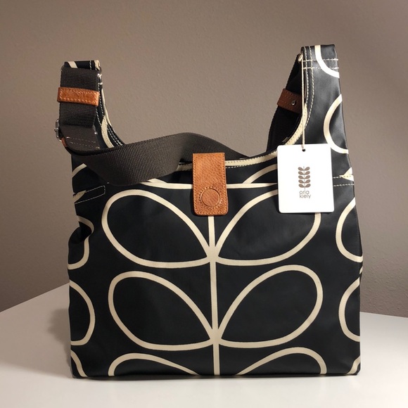 orla kiely midi sling bag
